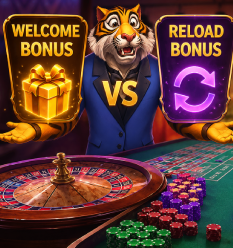 Welcome bonus vs. reload bonus